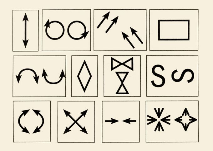 Formation schématique pour les yeux pour améliorer la vision